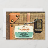 Gepäckstück mit Einladung (Vorderseite)