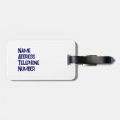 Gepäckstück mit individueller Colorado-Lizenz Gepäckanhänger (Rückseite horizontal)