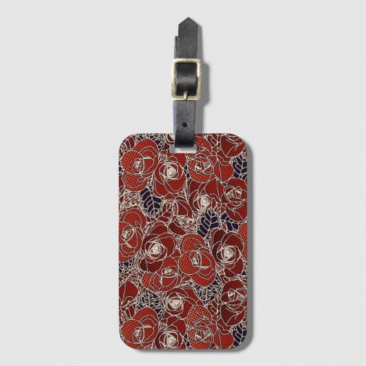 Gepäckstück mit Visitenkarte Gepäckanhänger (Vorderseite Vertikal)