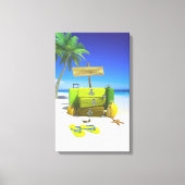 Gepäckstück Set Gestrickte Canvas Print Leinwanddruck (Vorderseite)