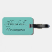 Gepäcktag - Funny Llama Gepäckanhänger (Rückseite horizontal)