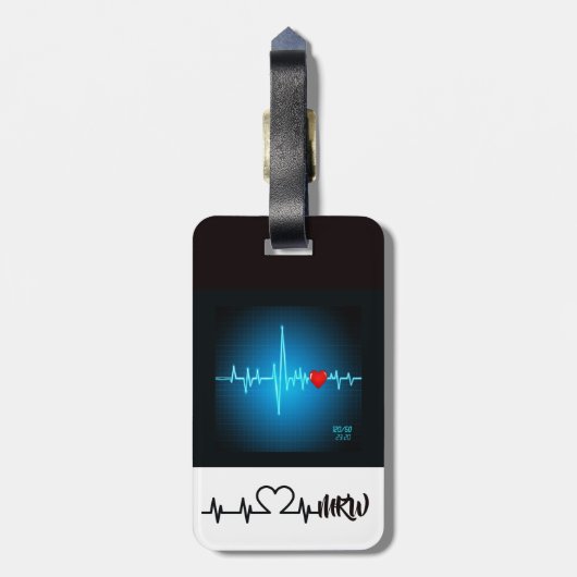 Gepäcktasche/Tasche Gepäckanhänger (Rückseite vertikal)