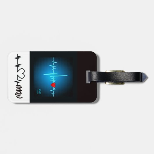 Gepäcktasche/Tasche Gepäckanhänger (Rückseite horizontal)