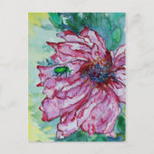 Gepackte Blume Postkarte (Vorderseite)