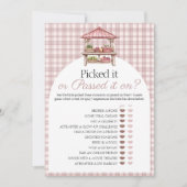 Gepackte oder besiegte Ländermarktrechnungskarte Einladung (Vorderseite)