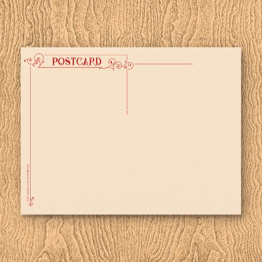 Gepackte Tür Postkarte