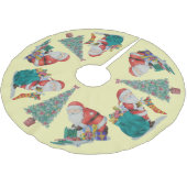 gepackte Vorspeisen mit traditionellen väterlichen Polyester Weihnachtsbaumdecke (Schrägansicht)