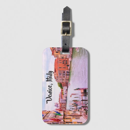 Gepäckträger am Canal Grande in Venedig Gepäckanhänger (Vorderseite Vertikal)
