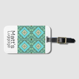 Gepäckträger - architektonisches Muster von Jo Ima Gepäckanhänger