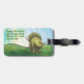 Gepäckträger für Tricerops Leiter und Schwanz Gepäckanhänger (Rückseite horizontal)