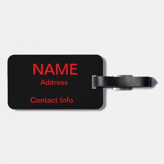 Gepäckträger Gepäckanhänger (Rückseite horizontal)