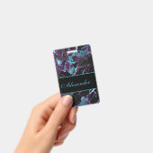 Gepäckträger im Stile Rosa und Aquamariner Marmor  Ausweis (Handheld)