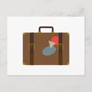 Gepäckträger Postkarte