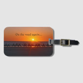 Gepäckträger von Camel Caravan mit Visitenkarten-S Gepäckanhänger (Vorderseite (Horizontal))