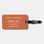 Gepäckumbau Vintager Reise Mexikos Gepäckanhänger (Rückseite horizontal)