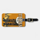 Gepäckumbau Vintager Reise Texas Gepäckanhänger (Vorderseite horizontal)