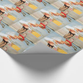 Gepäckunfall Geschenkpapier (Ecke)