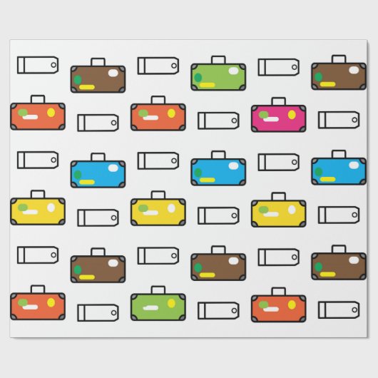 Gepäckverpackung Geschenkpapier (Flach)