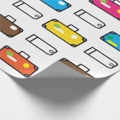 Gepäckverpackung Geschenkpapier (Ecke)