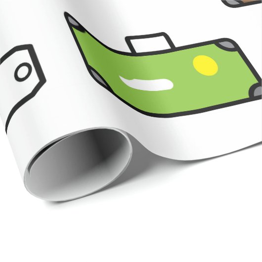 Gepäckverpackung Geschenkpapier (Rolleneckpunkt)