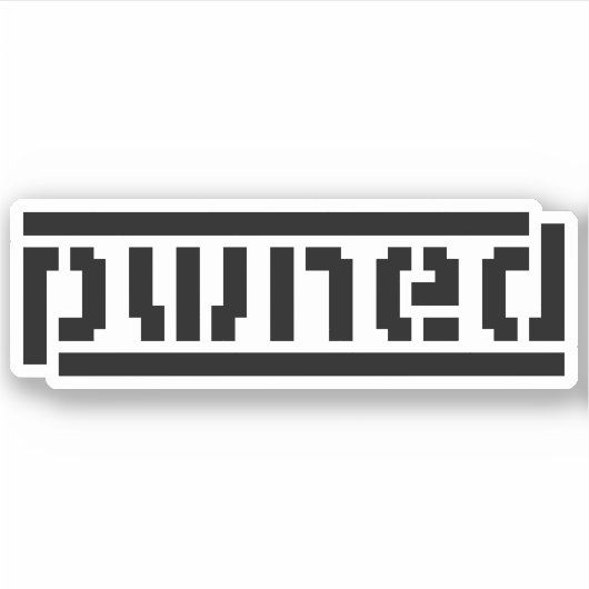 gepanzert aufkleber (Vorderseite)