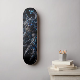 Gepanzerte Cyber-Drachen-Klauen-Deck - 3D Schwarz  Skateboard