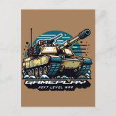 Gepanzerte Kämpfe: Nächstes Spiel Postkarte (Vorderseite)