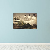 gepanzerte Leinwand (Insitu (Holzboden))