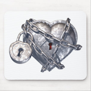 Gepanzertes Herz Mousepad
