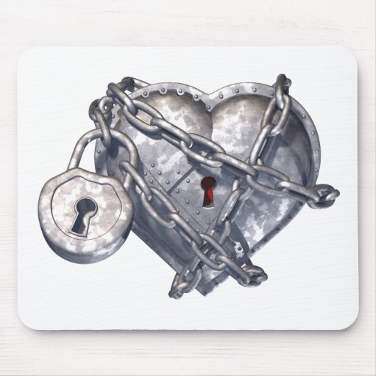 Gepanzertes Herz Mousepad (Vorne)