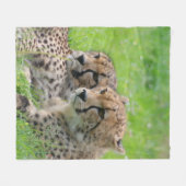 Gepard 001 fleecedecke (Vorderseite (Horizontal))