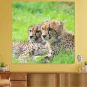 Gepard 001 leinwanddruck (Insitu (Wohnzimmer))