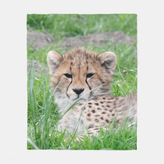Gepard 002 fleecedecke (Vorderseite)