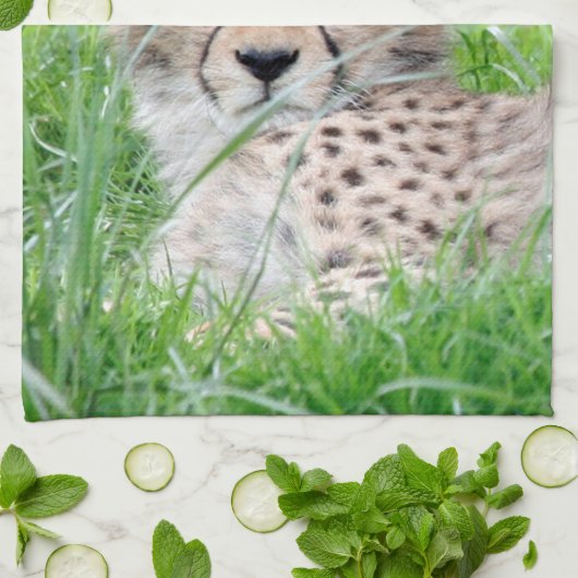 Gepard 002 geschirrtuch (Gefaltet)