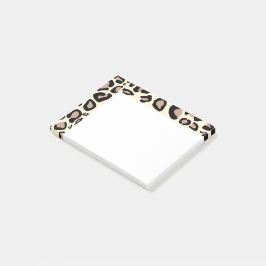 Gepard beschmutzt Post-It Klebezettel (angewinkelt)