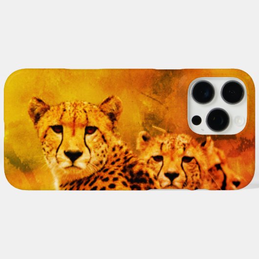 Gepard Case-Mate iPhone Hülle (Rückseite (Horizontal))