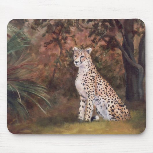Gepard, der stolzes Mousepad sitzt (Vorne)