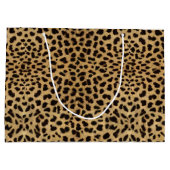 Gepard-Druck Große Geschenktüte (Rückseite)