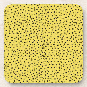 Gepard-Druck in Naturfarbe Getränkeuntersetzer