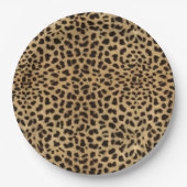 Gepard-Druck Pappteller (Vorderseite)