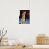 Gepard-Druck Poster (Küche)