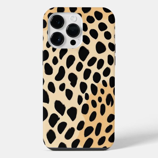 Gepard-Druckmuster iPhone Hülle (Rückseite)