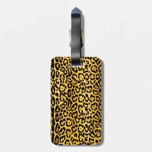 Gepard-Friedensengels-Gepäckanhänger Gepäckanhänger (Rückseite vertikal)