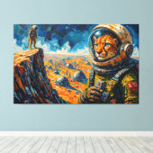 GEPARD IM ALL-4 LEINWANDDRUCK (Insitu (Holzboden))
