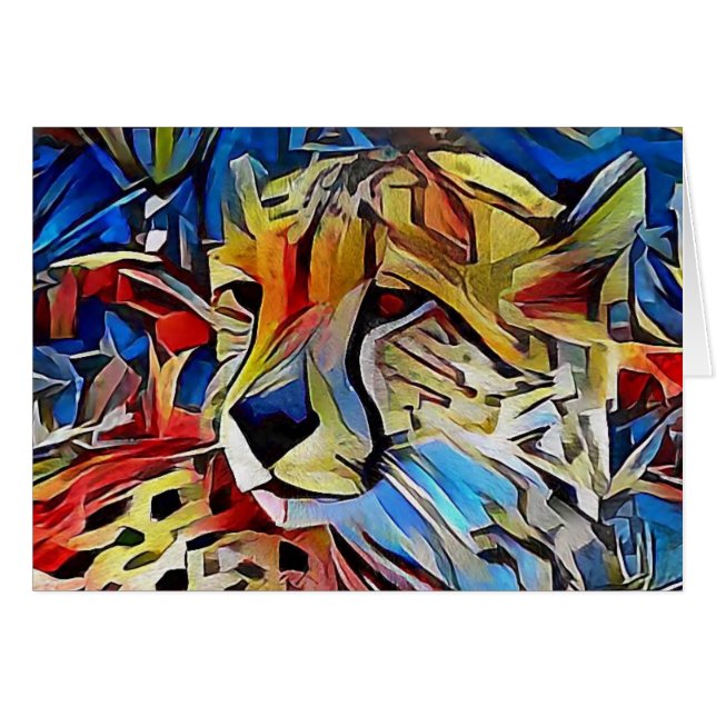 Gepard in Afrika (Vorderseite (Horizontal))