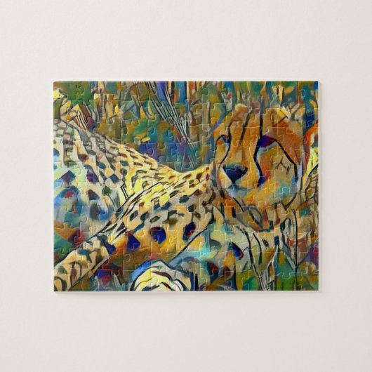 Gepard in Afrika Puzzle (Horizontal)