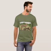 Gepard in Afrika T-Shirt (Vorne ganz)