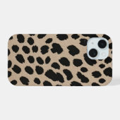 Gepard Katze iPhone 15 Hülle (Rückseite (Horizontal))