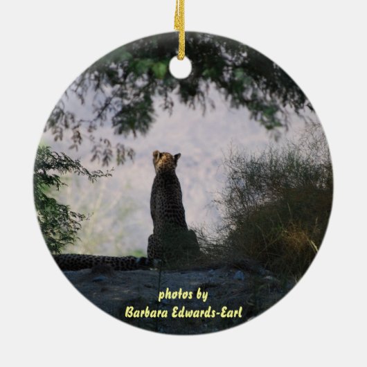 Gepard Keramik Ornament (Hinten)