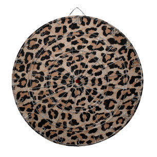 Gepard Leopardenprint Dartscheibe